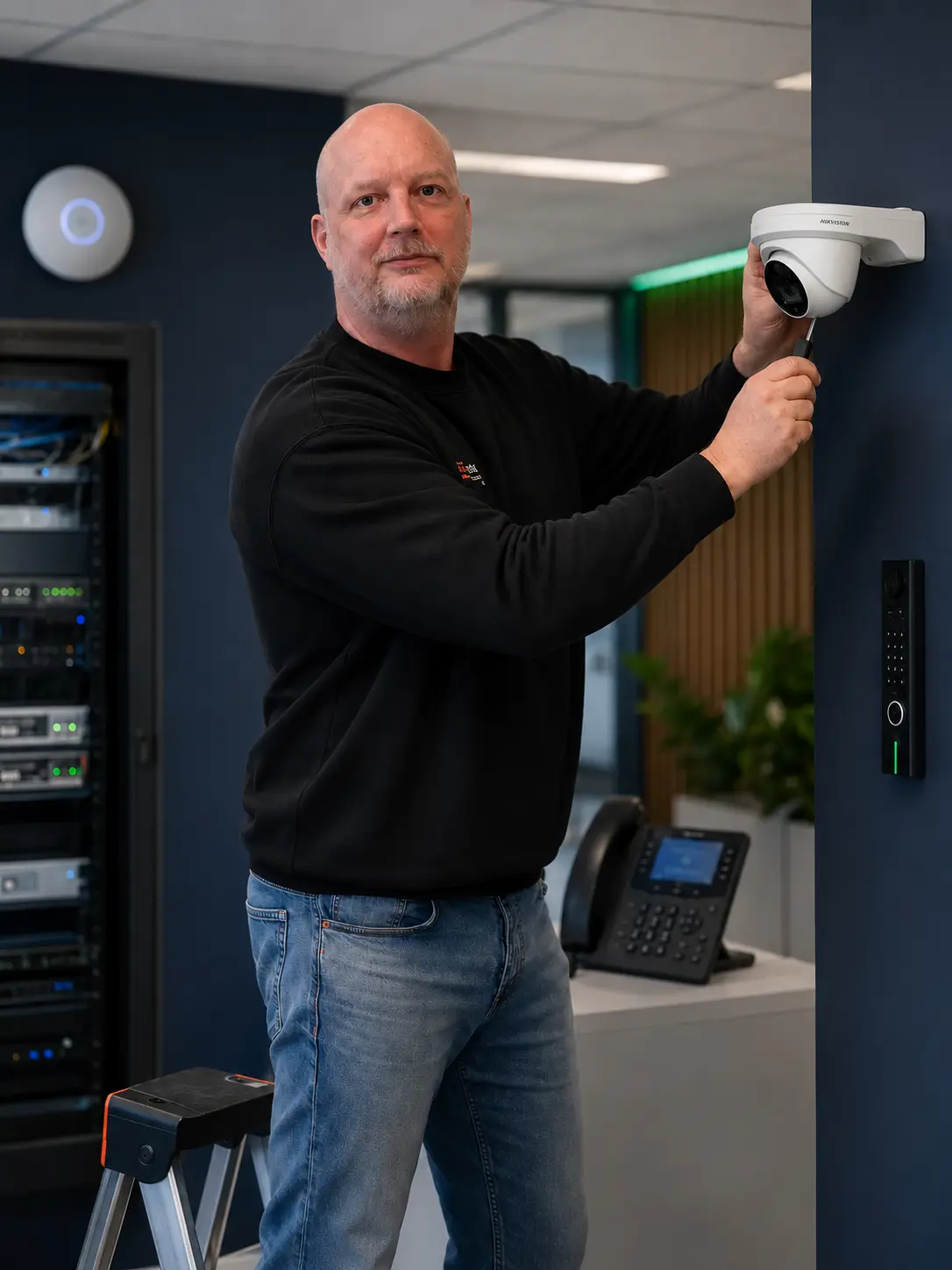 emc-solutions-installateur-VoIP-camera-toegang-kantoor EMC Solutions installeert beveiligingscamera’s, WiFi, datanetwerken, zakelijke telefonie en toegangscontrole.